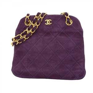 CHANEL Purple Shoulder Bag